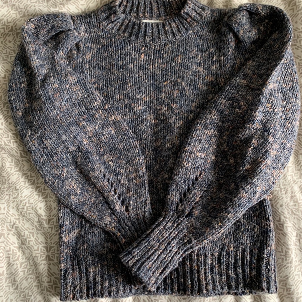 Madewell wool puff sleeve sweater